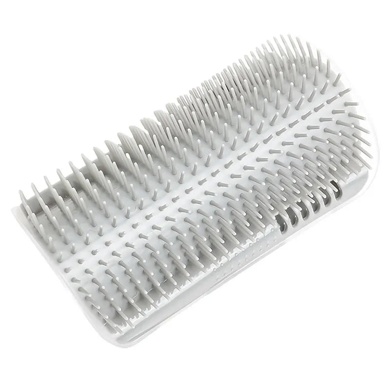 Mozie Cat Self-Groomer Corner Brush – Wall Mount Massage & Shedding Scratcher - Mozie
