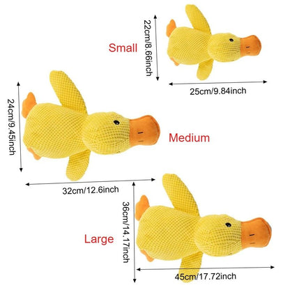 Mozie Calming Duck Plush Toy – Quacking Comfort Toy for Dogs - Mozie