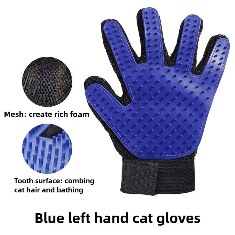 Pet Grooming & Deshedding Massage Glove - Mozie