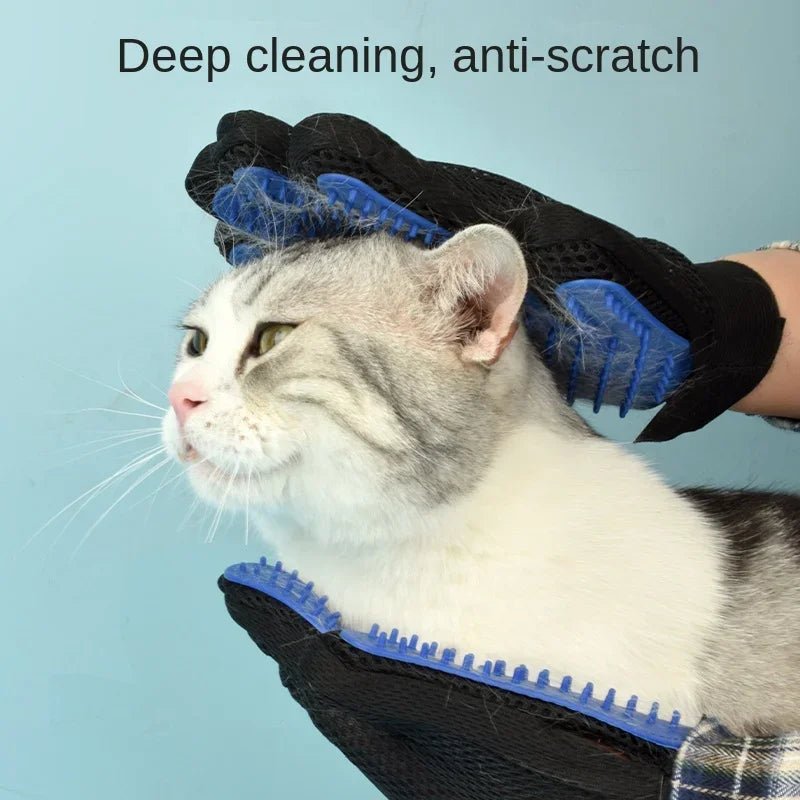 Pet Grooming & Deshedding Massage Glove - Mozie