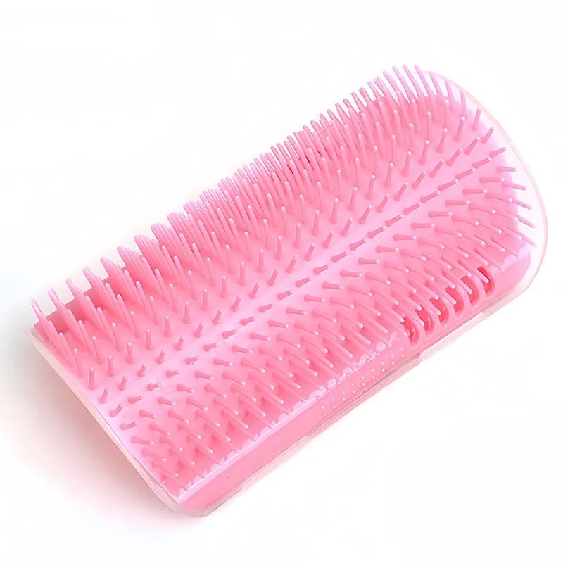 Mozie Cat Self-Groomer Corner Brush – Wall Mount Massage & Shedding Scratcher - Mozie