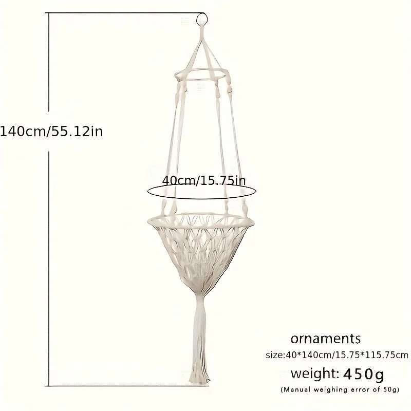 Hand-Woven Cotton Rope Cat Hammock – Window or Wall Mount - Mozie