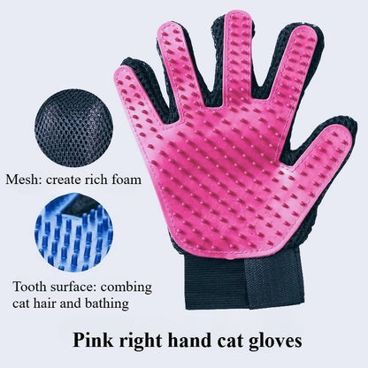 Pet Grooming & Deshedding Massage Glove - Mozie