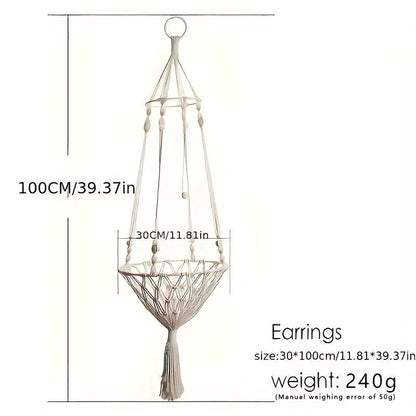 Hand-Woven Cotton Rope Cat Hammock – Window or Wall Mount - Mozie
