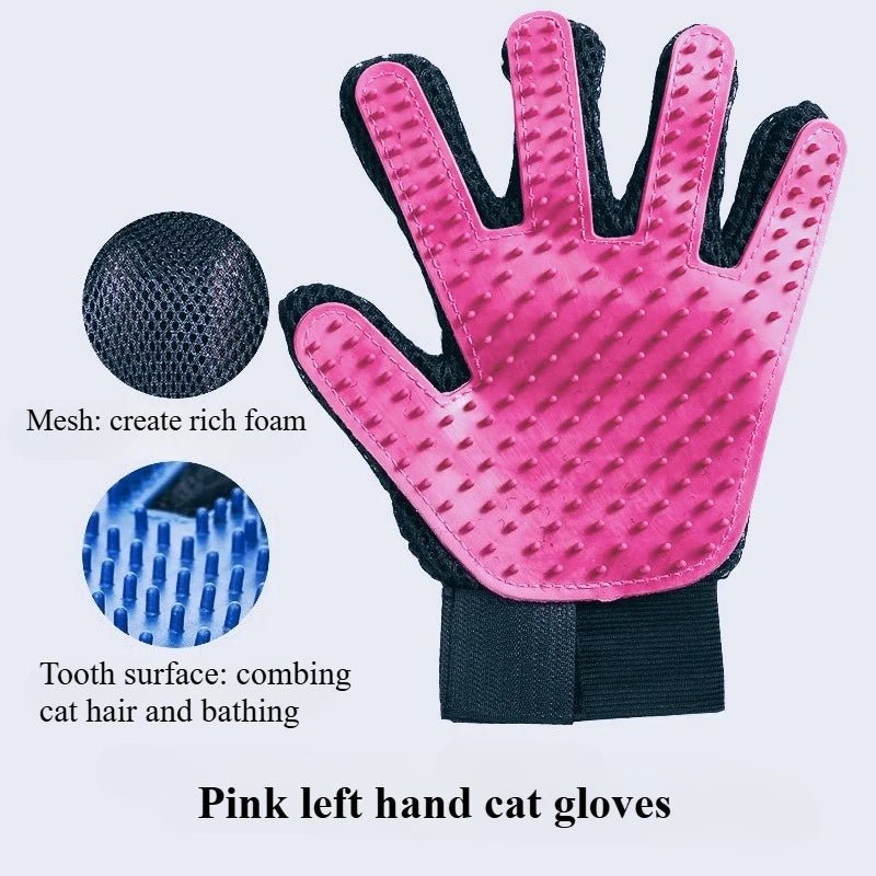 Pet Grooming & Deshedding Massage Glove - Mozie