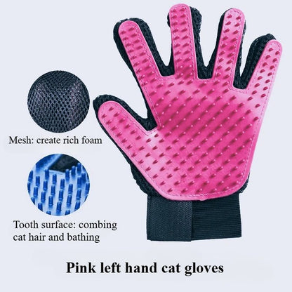 Pet Grooming & Deshedding Massage Glove - Mozie