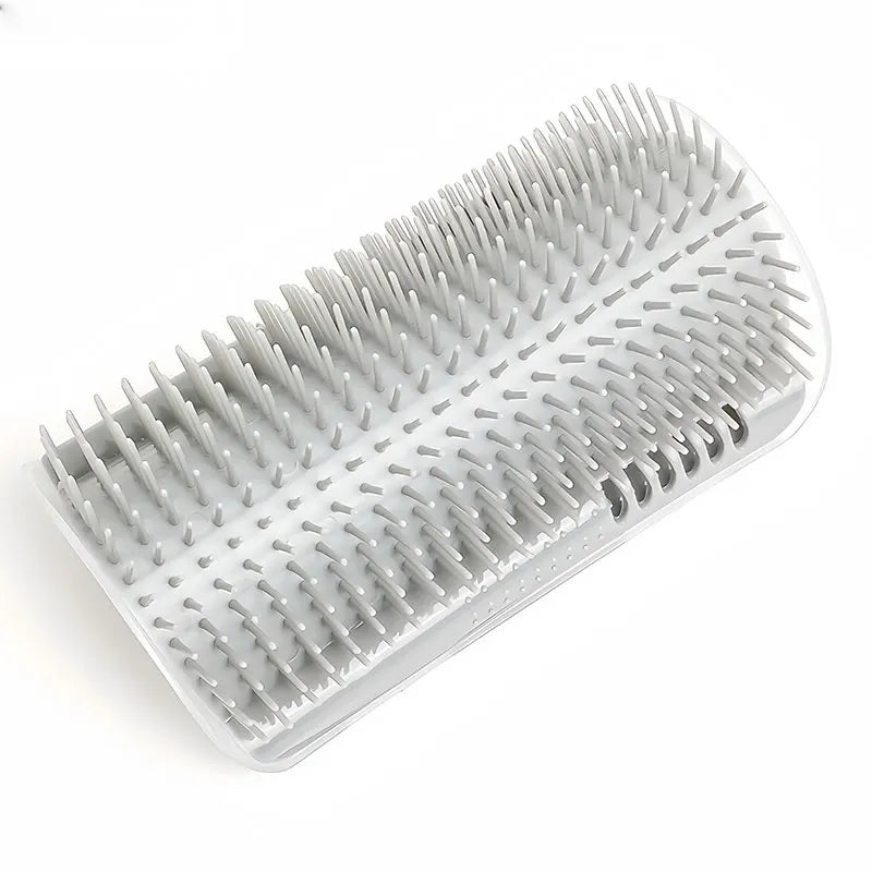 Mozie Cat Self-Groomer Corner Brush – Wall Mount Massage & Shedding Scratcher - Mozie