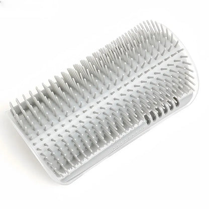 Mozie Cat Self-Groomer Corner Brush – Wall Mount Massage & Shedding Scratcher - Mozie