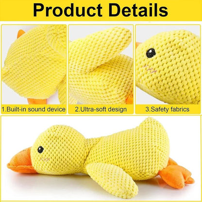 Mozie Calming Duck Plush Toy – Quacking Comfort Toy for Dogs - Mozie