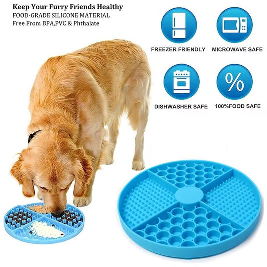 Silicone Licking Mat for Cats & Dogs – Slow Feeder & Calm Aid - Mozie