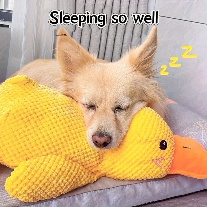 Mozie Calming Duck Plush Toy – Quacking Comfort Toy for Dogs - Mozie