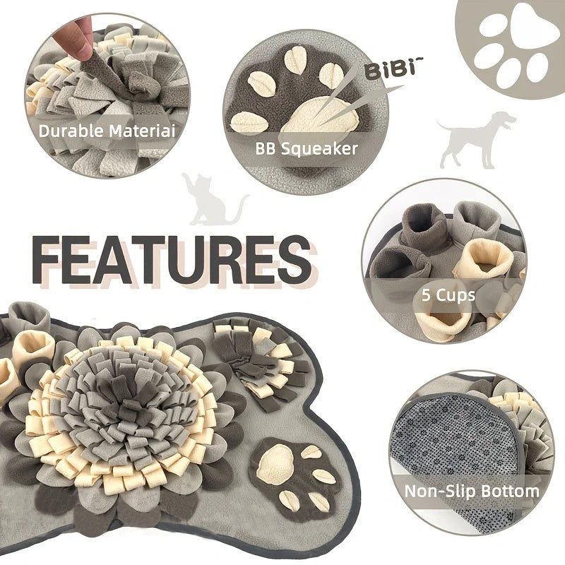 Interactive Snuffle Mat for Dogs – Slow Feeder & Enrichment Toy - Mozie