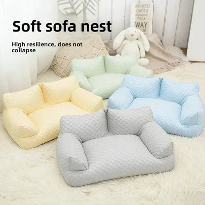 Cozy Pet Sofa Bed – Soft Washable Lounger for Cats & Dogs - Mozie