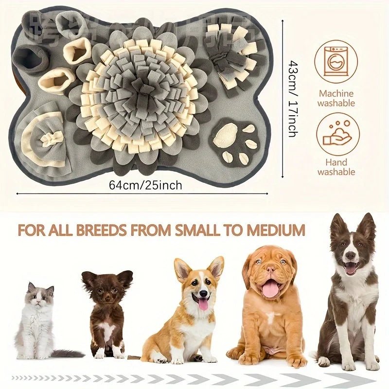 Interactive Snuffle Mat for Dogs – Slow Feeder & Enrichment Toy - Mozie