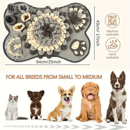 Interactive Snuffle Mat for Dogs – Slow Feeder & Enrichment Toy - Mozie