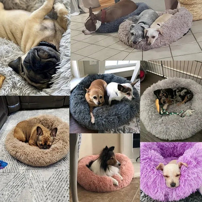 Calming Donut Dog & Cat Bed – Large (36") - Mozie