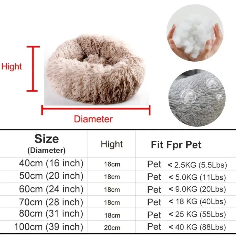 Calming Donut Dog & Cat Bed – Large (36") - Mozie