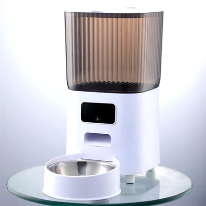 Smart Automatic Pet Feeder with Camera – 5L WiFi App-Controlled - Mozie
