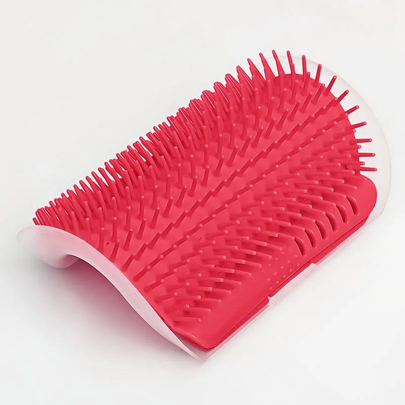Mozie Cat Self-Groomer Corner Brush – Wall Mount Massage & Shedding Scratcher - Mozie