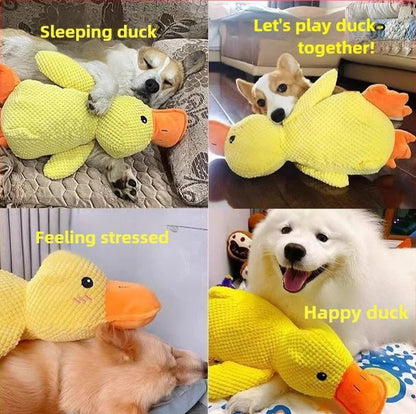 Mozie Calming Duck Plush Toy – Quacking Comfort Toy for Dogs - Mozie