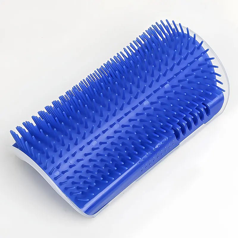Mozie Cat Self-Groomer Corner Brush – Wall Mount Massage & Shedding Scratcher - Mozie