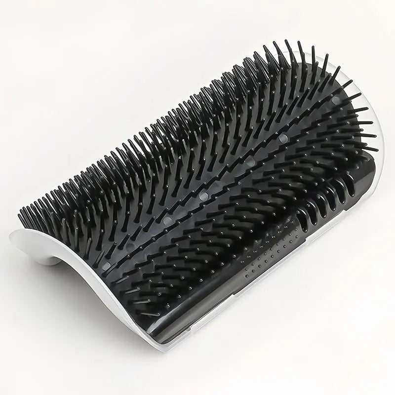 Mozie Cat Self-Groomer Corner Brush – Wall Mount Massage & Shedding Scratcher - Mozie