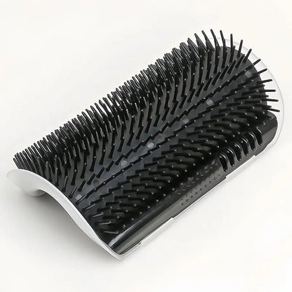 Mozie Cat Self-Groomer Corner Brush – Wall Mount Massage & Shedding Scratcher - Mozie