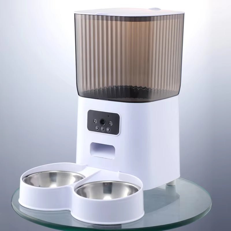 Smart Automatic Pet Feeder with Camera – 5L WiFi App-Controlled - Mozie