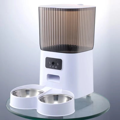 Smart Automatic Pet Feeder with Camera – 5L WiFi App-Controlled - Mozie